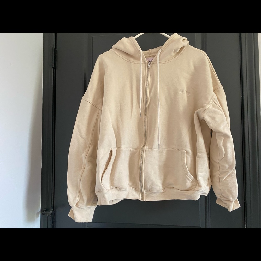 LIKE NEW Cry Baby oversized zip up hoodie
